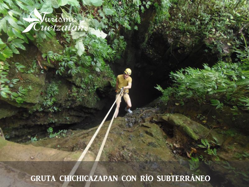 Paquete 6 - Rappel en gruta Chichicazapan
